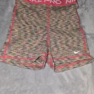 Nike Pro Colorful Patterned Shorts